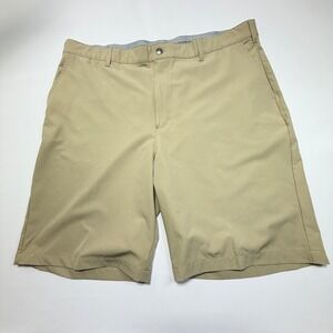 Adidas Golf Shorts Men's 44 Khaki Performance Stretch Chino Classic Fit